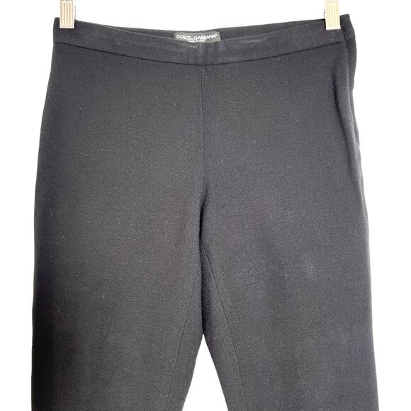 DOLCE & GABBANA Stretch Viscose Side Ankle Zip Skinny Pants SIZE 27 ITALY 40 - Picture 6 of 12